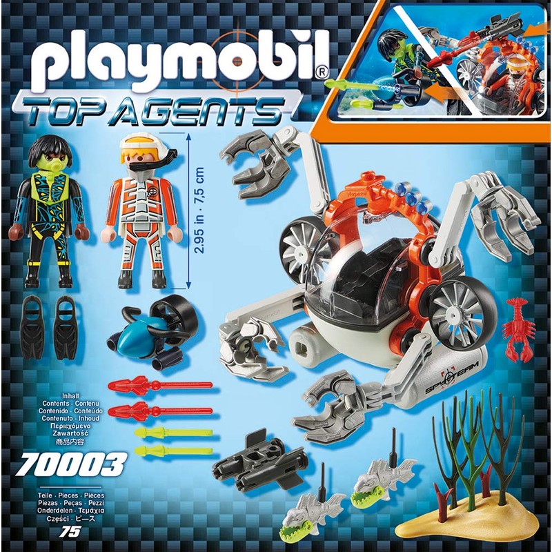 Playmobil 70003 Top agents - SPY TEAM Sub Bot