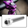 eMagTech Bike Headset Cap Bolt M6x35mm Titanium Screws Bike Stem