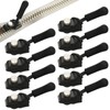 Zipper Pull Replacement Kit, 9-Pack 3-Sizes Instant Zip Fixer with