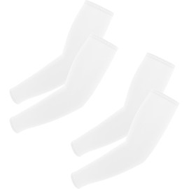 YBVABE 2Pairs Arm Sleeves for Men and Women - Cooling Arm Cover Sleeves UV Protection, Breathable Sports Compression Sleeves Stay Cool and Comfortable during Outdoor