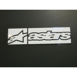 Factory ONE White Alpinestars Tech 3 5 7 10 Boots Racing Decal Sticker