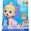 Baby Alive Lil Snacks 8" Baby Doll Blonde Hair Eats