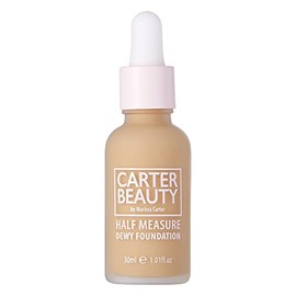 Carter Beauty By Marissa Carter Half Measure Dewy Foundation - Water-Based, Ultra Hydrating Formula - Buildable, Light-To-Medium Sheer Finish - Vegan And Cruelty Free, Paraben And Sulfate Free - Sticky Toffee - 1.01 OZ