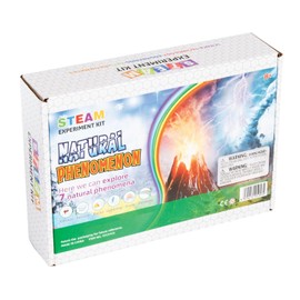 Fun Express Steam Natural Phenomenon Science Kit - Fascinating STEAM Nature Kit for Kids, Interactive Natural Science Exploration Kit for Kids - Fun and Educational Natural Phenomenon Kit