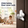 4-Pack Child Safety Door Lever Locks for Home Use –