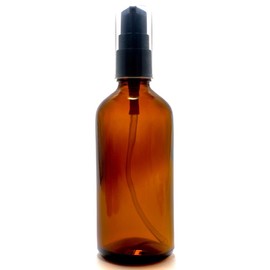 Aroma Blackout Bottle, 3.4 fl oz (100 ml), Amber, Pump: Black, Set of 5