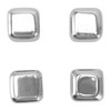 4Pcs Stainless Steel Ice Cubes Reuseable Polishing Beverage Chilling Stones