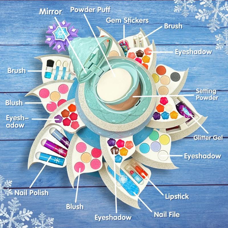 Christmas tree-shaped makeup toy set. - make up toys: Heart-Shaped