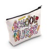 LEVLO School Nurse Cosmetic Bag Graduation Gift For Nurse School