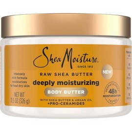 Shea Moisture Body Butter Shea Butter Argan Oil 326g, 1 Piece / 시어모이스처 바디버터 시어버터 아르간오일 326g, 1개