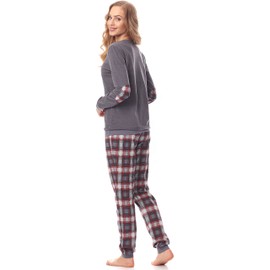 Merry Style MS10-168 Women’s Pyjamas - Dark melange Burgundy, size: 4xl