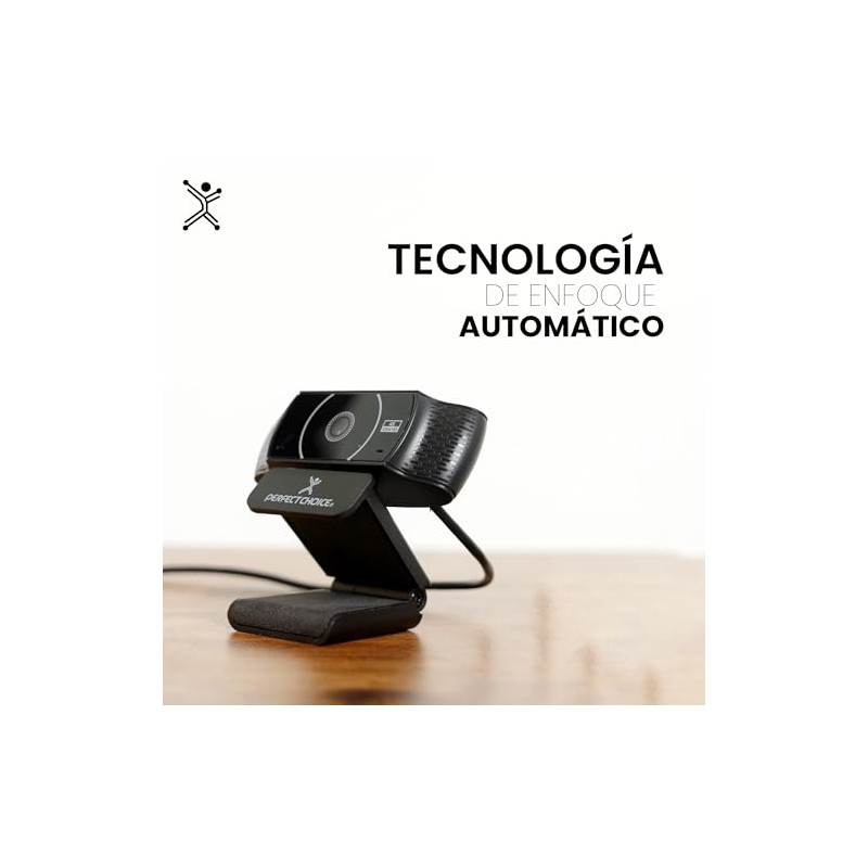 Perfect Choice Cámara Web USB 4K Resolución 8MP con Autofocus