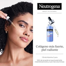 Neutrogena Collagen Bank Sérum Facial con 15% de Vitamina C, Sérum de Vitamina C para el Rostro que Ayuda a Construir Colágeno para una Piel Radiante y de Aspecto más Voluminoso, Tratamiento para Tono