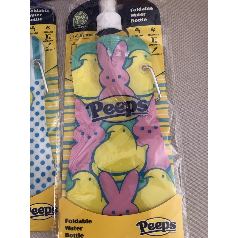 Peeps 4 Pcs Just Born Marshmallow Peeps Lunchbox, Plush Chick