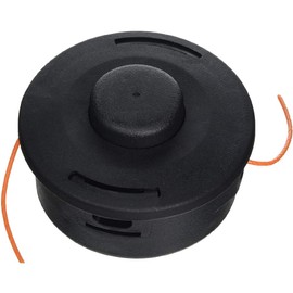 Trimmer Head, Dual Line Petrol Strimmer Bump Feed Spool Head M12 X 1.5LH Brushcutter Replacement for Home and Farm