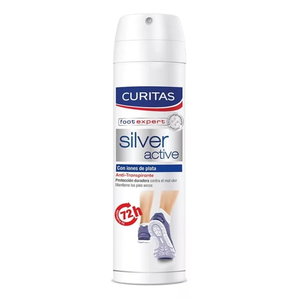 Curitas Desodorante Para Pies Curitas Active Silver En Spray 150ml