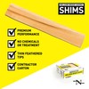 Nelson Wood Shims - Leveling Wedge Professional Contractor DIY Bulk