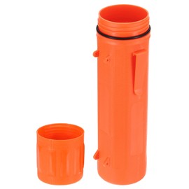 sourcing map Welding Rod Storage Tube, 14 Inch Tungsten Electrode Holder Container Airproof Waterproof 4.5kg Capacity, Orange