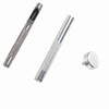 100 Sets Grommet Kit with Eyelets Washers 0.236 Inch 3PCS