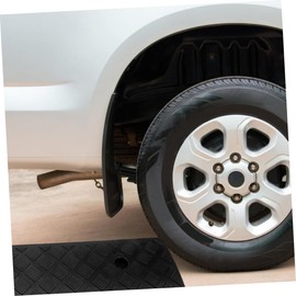 Ciieeo 2Pcs Heavy Duty Curb Ramps Lightweight Threshold Ramps for Driveway Vehicle Loading Motorcycle Wheelchair and Bike Use Height Durable and Weather Resistant