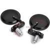 KEEPDSGN Universal Round Covex Mirrors For Cafe Racer Motorcycle Bar