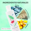 Shampoo Natural Sin Sulfatos Y Parabenos Rice & Shine