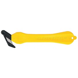 Klever Safety Cutter,Disposable,7in,Yellow,PK10 KCJ-4-30Y - 1 Each