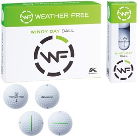 Casco WEATHER FREE Golf Ball, Weather-free, White, Dozen