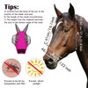 Weewooday 3 Pcs Horse Fly Masks for Horses Fly Masks