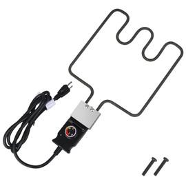 1500 Watt Heating Element for Masterbuilt Electric Smoker Parts Analog Control with Thermostat Power Cord Controller 30-inch Grill Replacement Accessories 20070210 MB20070210