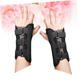 KOMBIUDA 2pcs Breathable Wrist Support Brace Splint for Fracture and Sprains Compression Wrist Protector for Carpal Tunnel Left Right Hand