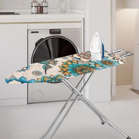 ZDCUSTOM Boho Hummingbird Ironing Board Cover Scorch Resistant Ironing Board Cover Ironing Table Cover Suitable for All Standard Ironing Boards