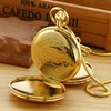 Tiong Gold Double Deer Design Mechanical Pocket Watch for Men,