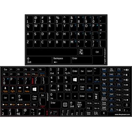 Laptop Replacement English Keyboard Stickers