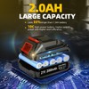 Cordless Drill Set, 21V Power Drill, Double 2000mAh Batteries Electric