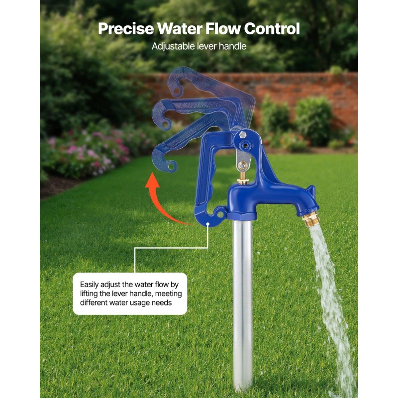 Frost Proof Bibcock Faucet 48 Inch Bury Depth 3/4 In