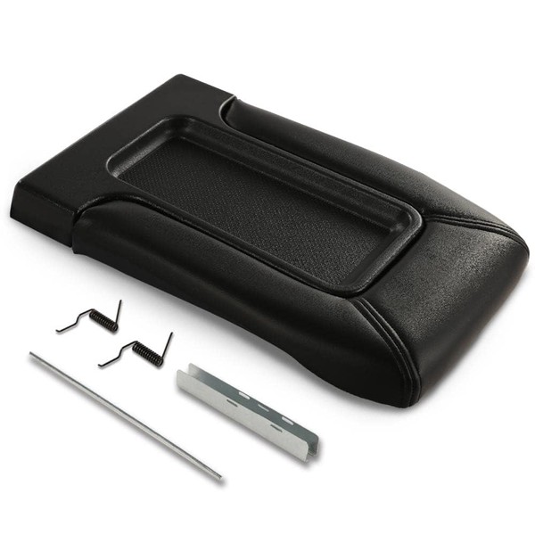 PIT66 Center Console Armrest Kit Black Compatible with 1999-2007 Silverado
