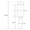 1 Set Metal Tire Carrier Hinge Kit Include The Necessary
