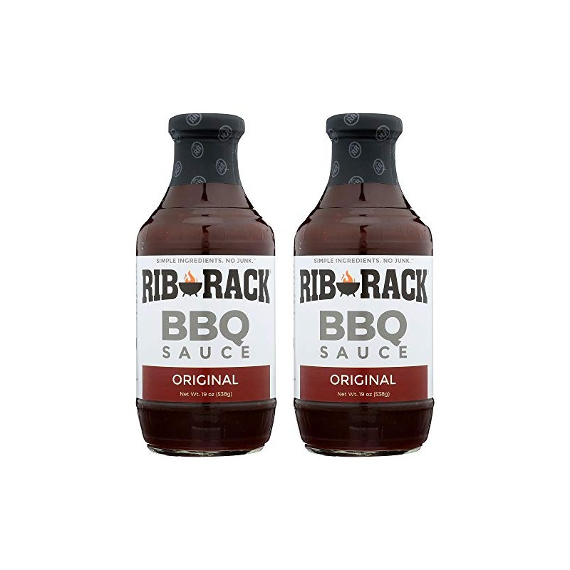 Rib Rack BBQ Sauce, Original - 2 Count (Packaging May