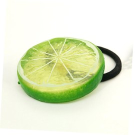 Outanaya 10pcs Lemon Slice Elastic Hair Ties for Girls Hair Accessories Non- Design for Parties Everyday Use for Fashion