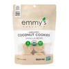 Emmy's Organics Coconut Cookies, Vanilla Bean, 6 oz (Pack of