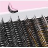 B & Q Cluster Lashes Individual 40D-D-Mix 10-18 Natural Clusters