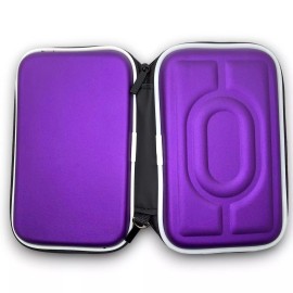 Unbranded Gameboy Advance / Advance SP / Color / Pocket / Micro EVA Travel Hard Cover Case - Purple