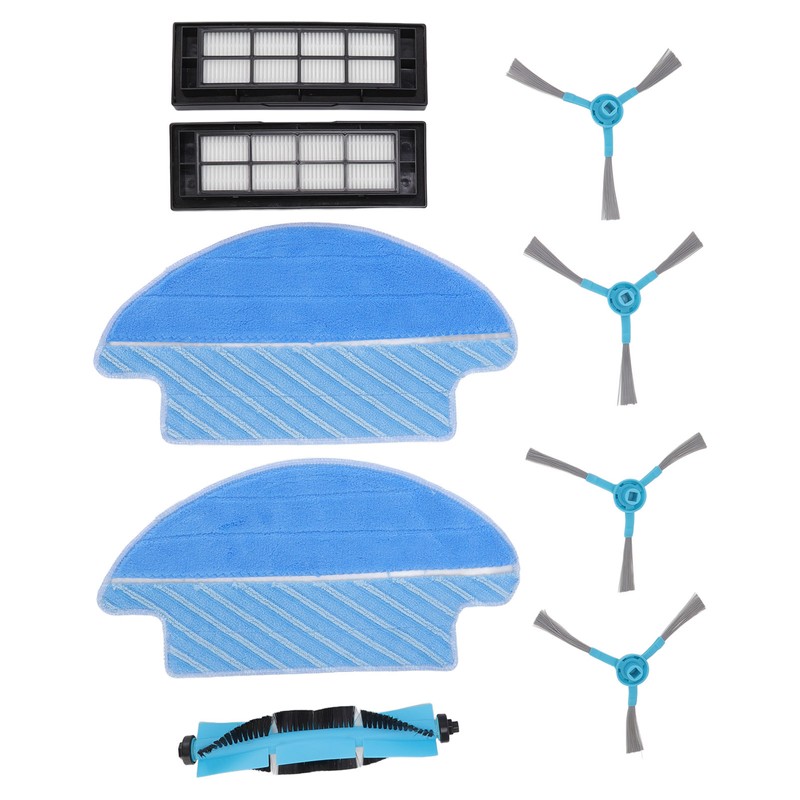 9 Pcs Vacuum Parts Replacement Main Brush Side Brush Filter