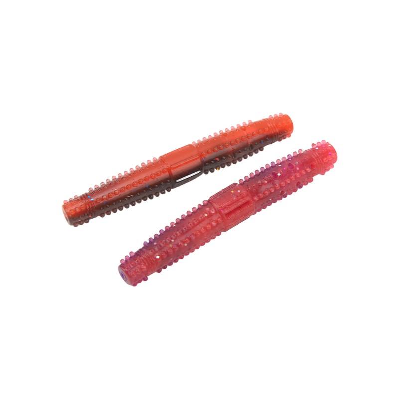 16pcs Soft Lure TPR Bite Resistant Hidden Hook Tip Built
