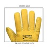 SupremeTTF 5 Pairs Yellow Leather Gloves HGV Drivers Hand Safety
