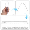 Grevosea 2 PCS Flexible Ruler, 12 Inch Clear Plastic Ruler