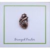 Jim Clift Design Human Heart Copper Lapel Pin - 10