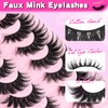 Veleasha Lashes Cat Eye Lash Kit Fluffy False Eyelashes with