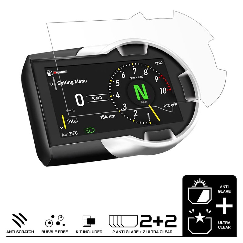 Speedo Angels Displayschutzfolie für SCRAMBLER (2023-) 2 x Ultra Klar